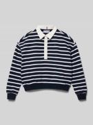 Tommy Hilfiger Teens Sweatshirt mit Label-Stitching in Marine, Größe 1...