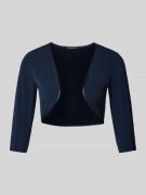 Swing Bolero mit 3/4-Arm in Dunkelblau, Größe 34