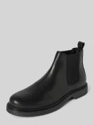 Jack & Jones Chelsea Boots aus echtem Leder in Black, Größe 41