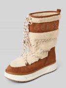 Guess Stiefel mit Label-Print Modell 'UNDELA' in Beige, Größe 36