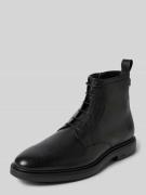 BOSS Schnürboots aus echtem Leder Modell 'Larry' in Black, Größe 40