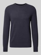 Marc O'Polo Strickpullover aus softem Baumwoll-Schurwolle-Mix in Marin...