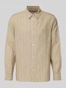 ROTHOLZ Regular Fit Freizeithemd aus Baumwoll-Leinen-Mix Modell 'Casua...