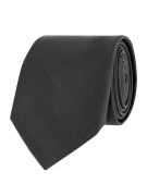Blick Krawatte aus Seide in unifarbenem Design (7 cm) in Mittelgrau, G...