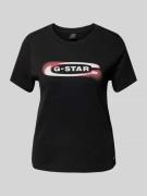 G-Star Raw T-Shirt mit Rundhalsausschnitt Modell 'Old skool' in Black,...