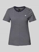 G-Star Raw T-Shirt mit Teilungsnaht in Marine, Größe S