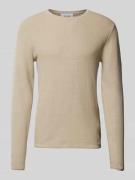 Only & Sons Strickpullover mit Rundhalsausschnitt Modell 'ERIC' in Off...