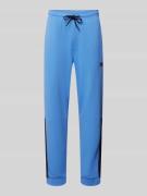 EA7 Emporio Armani Sweatpants mit Label-Print Modell 'NATURAL' in Hell...