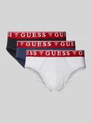 Guess Slip mit elastischem Logo-Bund Modell 'BRIAN' in Orange, Größe M