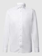 Eton Slim Fit Businesshemd aus Twill in Weiss, Größe 44