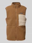 COLUMBIA Weste mit Stehkragen Modell 'Mountain Side' in Camel, Größe S