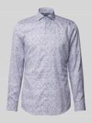 ETERNA Slim Fit Businesshemd mit Haifischkragen in Bleu, Größe 44