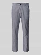 Jack & Jones Tapered Fit Chino aus Baumwoll-Leinen-Mix Modell 'SUMMER'...