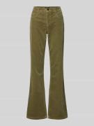 Gardeur Flared Cut Cordhose Modell 'Zuri126' in Schilf, Größe 46