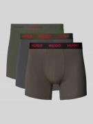 HUGO Boxershorts mit elastischem Label-Bund im 3er-Pack in Dunkelblau,...