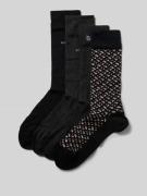 BOSS Socken mit Label-Stitching Modell 'Gift' im 4er-Pack in Black, Gr...