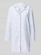 Seidensticker Nachthemd mit Streifenmuster in Hellblau, Größe M