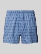 Hanro Boxershorts mit Eingriff in Bleu, Größe L