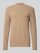 Drykorn Strickpullover mit Stehkragen Modell 'ZAYYN' in Beige, Größe X...