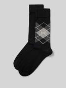 JOOP! Collection Socken mit geripptem Abschluss im 2er-Pack in Black, ...