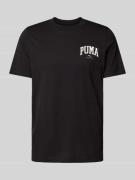 PUMA PERFORMANCE T-Shirt mit Label-Print in Black, Größe M