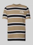 PUMA PERFORMANCE T-Shirt mit Label-Print in Beige, Größe M