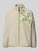 PUMA PERFORMANCE Teddyfelljacke mit Logo-Print Modell 'HIKING IS A TEA...