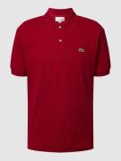 Lacoste Poloshirt mit Label-Stitching Modell 'L.12.12 CORE' in Bordeau...