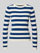 Vero Moda Slim Fit Strickpullover mit Streifenmuster Modell 'CHILI' in...