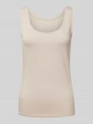 OPUS Tanktop aus Baumwoll-Elasthan-Mix in Beige, Größe 36