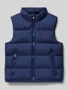 Polo Ralph Lauren Kids Steppweste mit Stehkragen und Label-Stitching i...