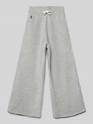 Polo Ralph Lauren Teens Wide Leg Sweatpants mit Logo-Stitching in Mitt...