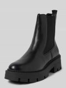 Tamaris Chelsea Boots in Leder-Optik in Black, Größe 40