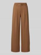 Christian Berg Woman Wide Leg Stoffhose mit Bundfalten in Camel, Größe...