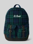MC2 Saint Barth Rucksack mit Label-Stitching Modell 'CODY' in Dunkelgr...