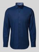 OLYMP Level Five Slim Fit Businesshemd aus Uni Struktur Modell 'ROYAL'...