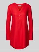 Christian Berg Woman Longbluse mit V-Ausschnitt in Rot, Größe 42