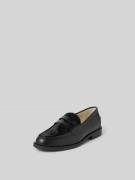 Duke & Dexter Loafer mit strukturierter Sohle in Black, Größe 46