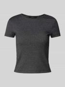 Vero Moda Shaped Fit T-Shirt mit Metall-Effekt-Garn Modell 'CHLOE' in ...