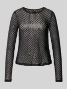 Vero Moda Regular Fit Langarmshirt mit Paillettenbesatz Modell 'SAFINA...