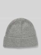 Marc O'Polo Leichter Beanie aus reinem Kaschmir mit Ripp-Struktur in H...