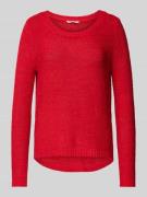 Only Regular Fit Strickpullover mit U-Boot-Ausschnitt Modell 'GEENA' i...