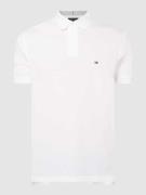 Tommy Hilfiger Regular Fit Poloshirt mit Logo-Stitching in Weiss, Größ...