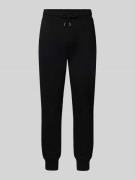 Christian Berg Men Regular Fit Sweatpants mit Eingrifftaschen in Black...