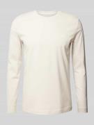 Marc O'Polo Regular Fit Langarmshirt aus reiner Baumwolle in Beige, Gr...