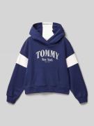 Tommy Hilfiger Teens Hoodie mit Kapuze in Marine, Größe 140