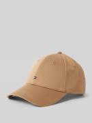 Tommy Hilfiger Basecap mit Logo-Stitching in Beige, Größe 1