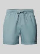Calvin Klein Underwear Regular Fit Badeshorts mit Label-Print in Graph...