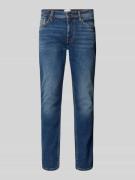 Mustang Slim Fit Jeans im 5-Pocket-Design Modell 'Vegas' in Blau Melan...