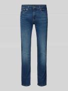 Tommy Jeans Slim Fit jeans mit Label-Stitching in Jeansblau, Größe 30/...